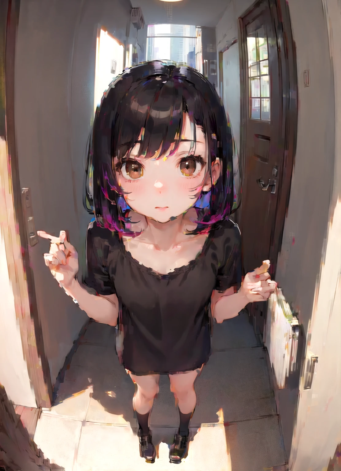 Highest quality,masterpiece,Idols who really want to be popular,nude,Black hair color,Adult Shop,Autograph session,pubic hair,Very embarrassed,Pussy