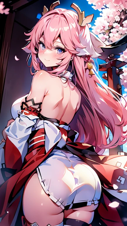 (Masterpiece, Best quality:1.2), Exposed breasts,A high resolution, high resolution, Solo, 1girll, Yae Miko, Pink hair, side locks, Long hair, Purple eyes, Smile, view the viewer, Cesa, hair adornments, Japanese clothes, Side Chest, jewelry, Earrings, Large of breast, Bigboobs, Large chest, Light smile, teeth, Bare shoulders, Portrait shooting, upperbody shots, upward shooting, shot from above, above angle, Beautiful face, perfectfingers, Perfect anatomy. Portrait shooting, Masterpiece, High quality.with no underpants,Vacuum exposure,squating,spread their legs ,Masturbation,with no underpants,Revelation,legs separated, Lateral breast exposure, Chest exposure, Scratches, Vaginal opening, Revelation ,Vaginal opening, legs separated,Scratches,with no underpants,Revelation,The vaginal opening is exposed,Vaginal opening valgus,Scratches,Masturbation,masturbated,Incontinence,The breasts are completely exposed,Chest exposure,No chest cover,