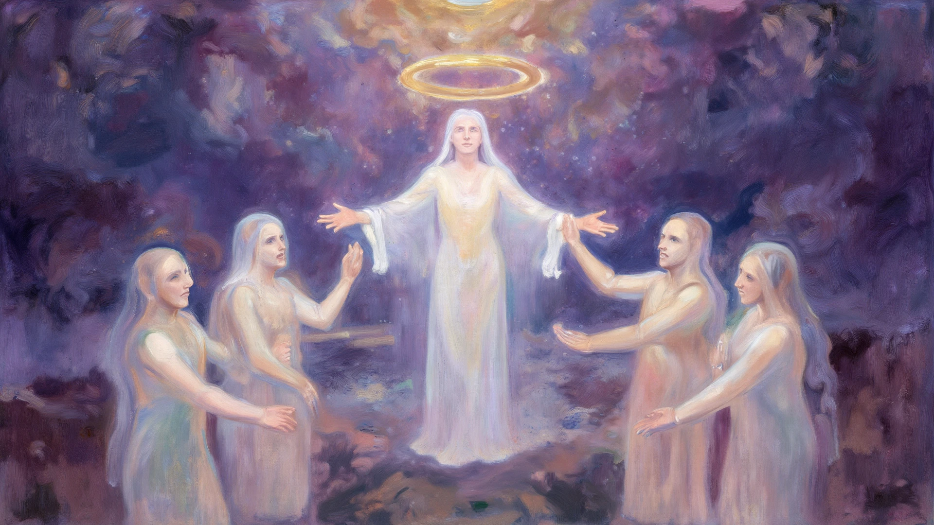 Create the 12 tarot cards in a single image with this concept: https://cdn1.image.seaart.eat/static/upload/20240824/bdefc43d-103f-4745-be21-8c5cf2091d4d.jpg