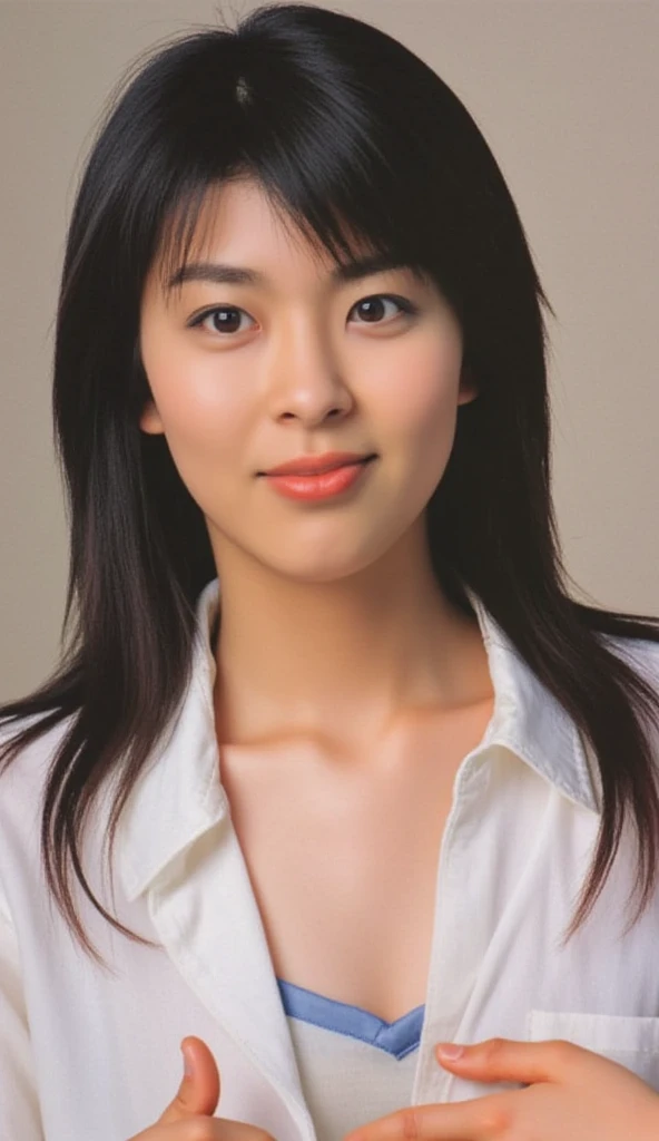 beautiful japanese woman、1 person,very pretty and slim、outstanding style 、((8K image、super high quality))、very delicate face, skin and hair、red lipstick、short hair、straggling hair,(((((gradation hair、bionde))))),Very cute Japanese cut face、Eyes and nose are clearly visible、gentle eyes,(((lingerie、simple background、looking at the viewer)))、Breast Exposure、Tuck up your clothes、full body shot