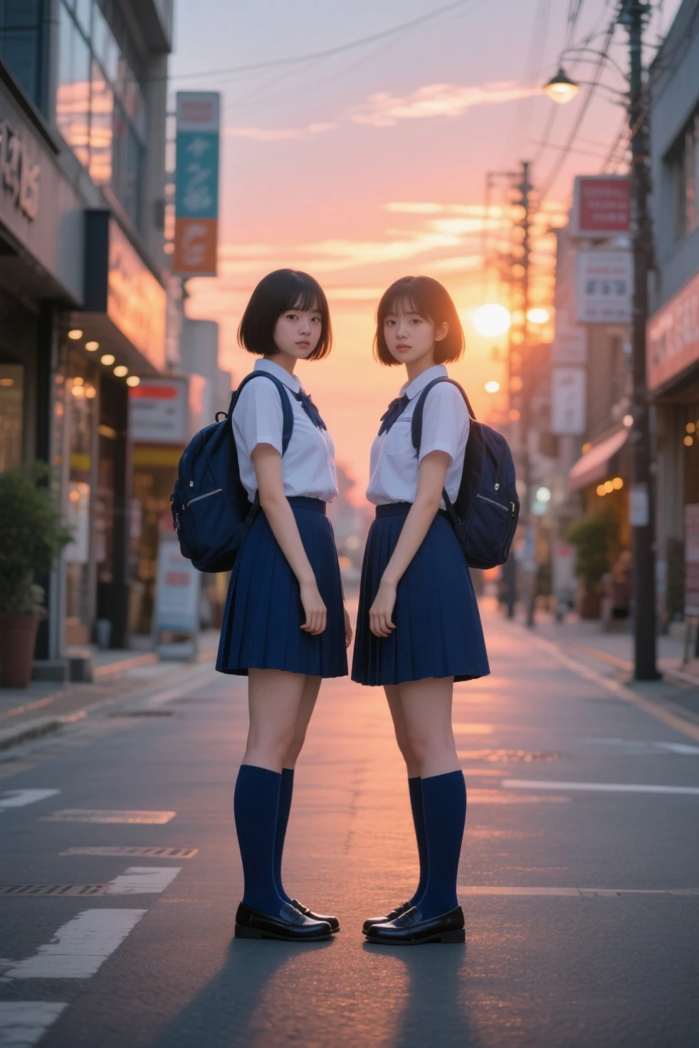 (((Accidental exposure, 15-year-old girl,She is alone, Sailor suit, rucksack, Skirt caught in bag, A light smile.Skirt flipped up, Beautiful ass, Round ass,panties))), (masterpiece:1.3), (8k, Realistic, RAW Photos, highest quality: 1.4), Japan , (1 girl), Beautiful Face, (Realistic face), (Black Hair, short hair:1.3), Beautiful hairstyle, Realistic eyes, Beautiful Eyes, Beautiful Eyes, (Realistic skin), Beautiful Skin, Long legs, charm, Ultra-high resolution, Golden Ratio