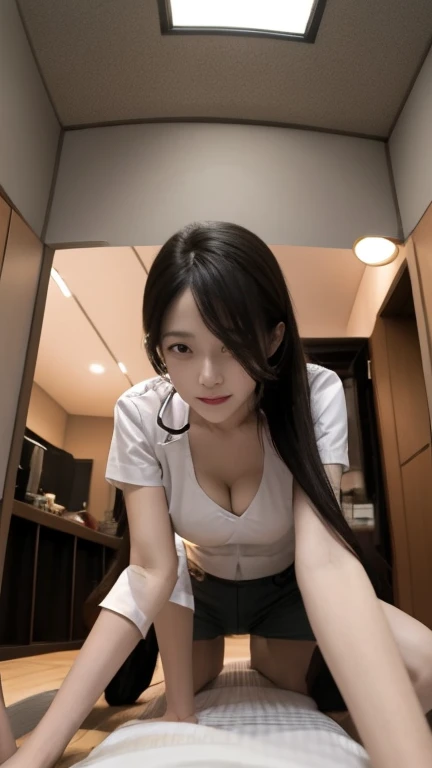 Lying on a hospital bed,Pure white nurse uniform,eye closeds,huge tit,Very excited,Suffocating,Can't breathe,climaxing,climaxing,It's almost gone,To go,Blushlush,Trembling,Can't hold back,Charley horse,Uncomfortable