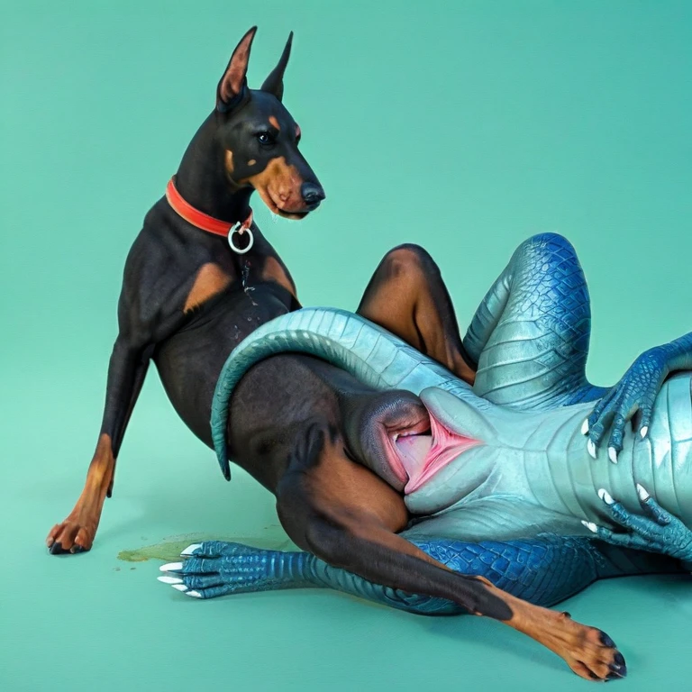 NSFW (nude) (Daphne Blake (human) sparse pubic hair) full body, fucking (Scooby Doo, four footed Great Dane dog with dog penis) on a deserted beach