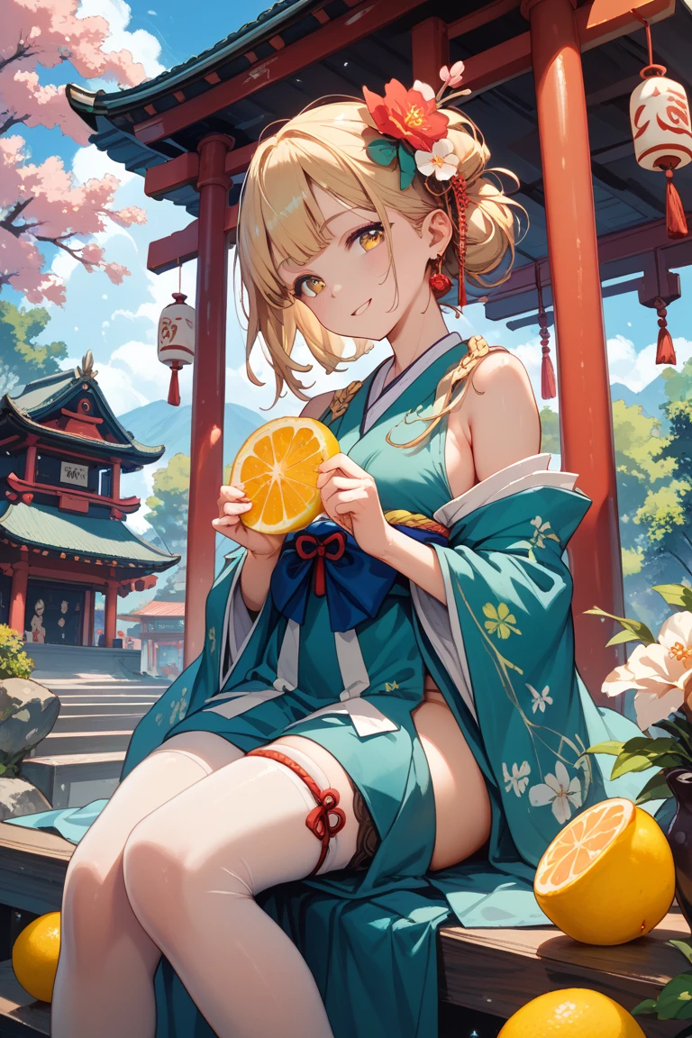 Summer festival Girl stall