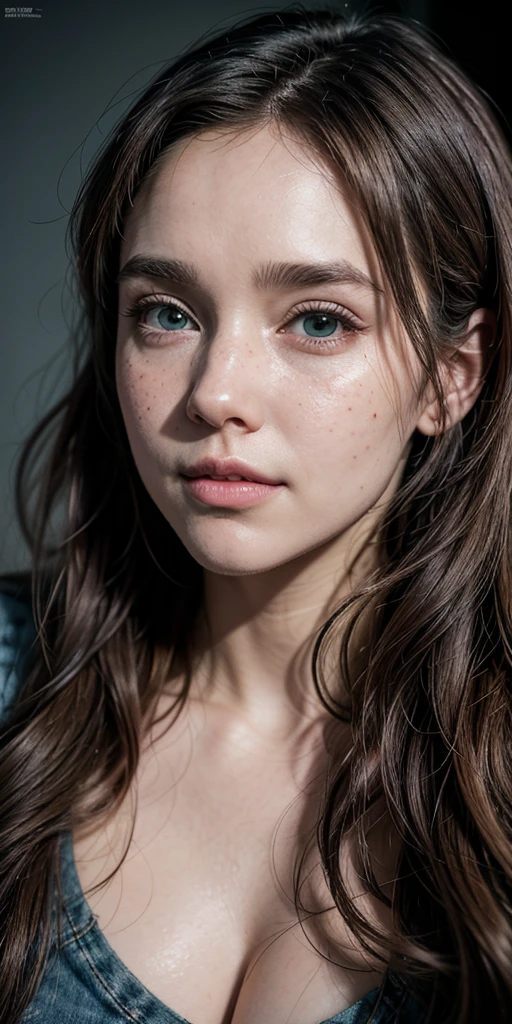 slight freckles