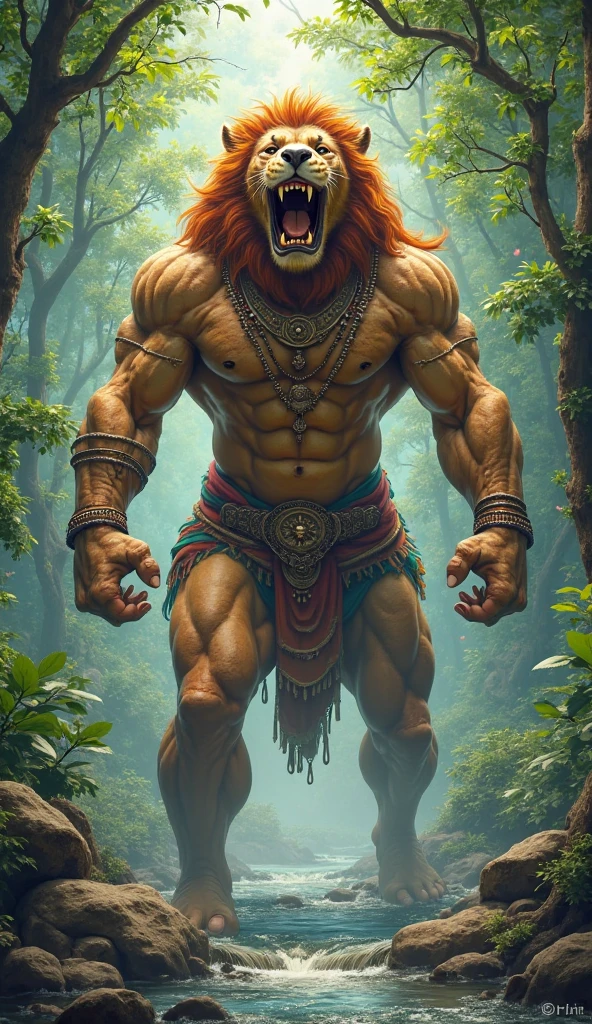 Realistic picture of lord Hanuman 