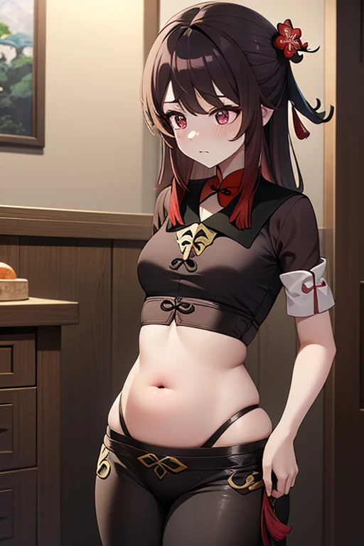 Megumin, KonoSuba, nsfw, Petite breasts, showing cute nipples, Showing tight shaved pussy , sexy