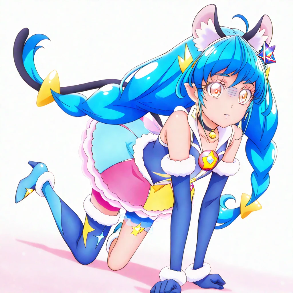 1 supercute kitty wear a origami gundam armor,fur