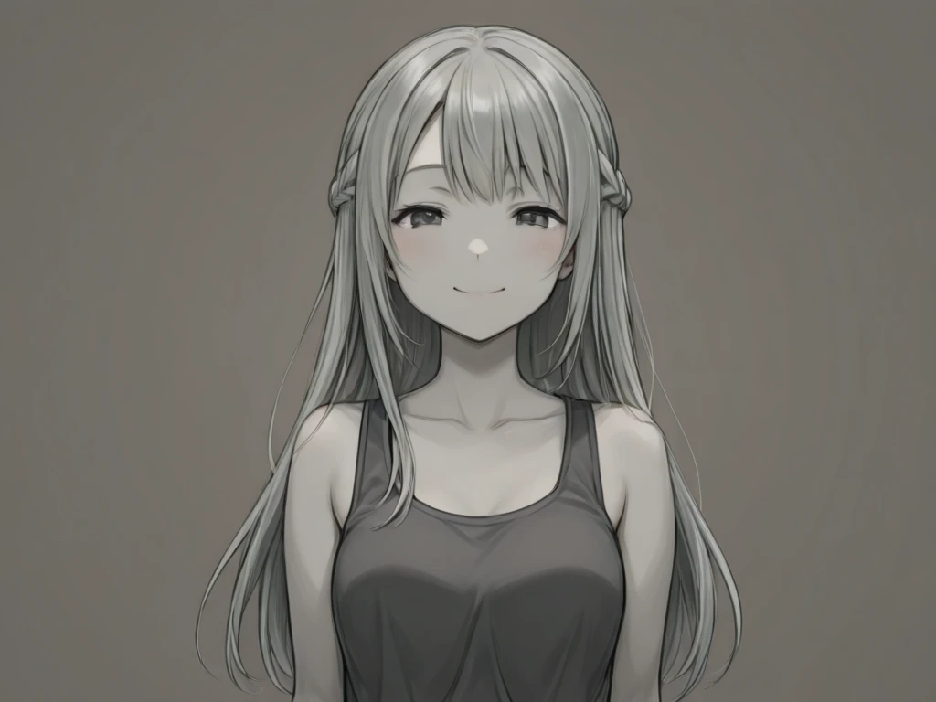 Pink cute anime long hair (Realism: 1.8), Original Photo, 1girl, Bare Shoulder Deep Shadow, Understated, Cold Light