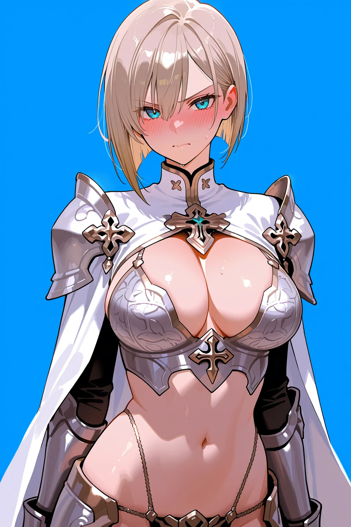 (small breasts:1.2), (perky chest:1.2), (pointed chest:1.2), (Pudding cake magazine cover:1.3),(from above:1.0),(fromside:0.9),masterpiece, 1girl, Amazing Cleavage:1.1, thin waist, optimum,tmasterpiece,hight resolution,best qualtiy,hyper HD,super detailing,awardwinning,16 K,solo,(The upper part of the body),anatomy correct,Beautiful cyberpunk girl,Cowboy Shot,cute face,a blond,Longhaire,Twin-tailed,Braids, Hairline,(scarlet eyes),long eyelasher,Hanging eye corners,White skin of the,shoot from the side, ((see through camisole:0.1)), ((Sheer nipples:1.0)),Rocket Tits,(Slim body),smile,seductive weak smiling,(with sparkling eyes and a contagious smile),open mouth, Looking at Viewer,