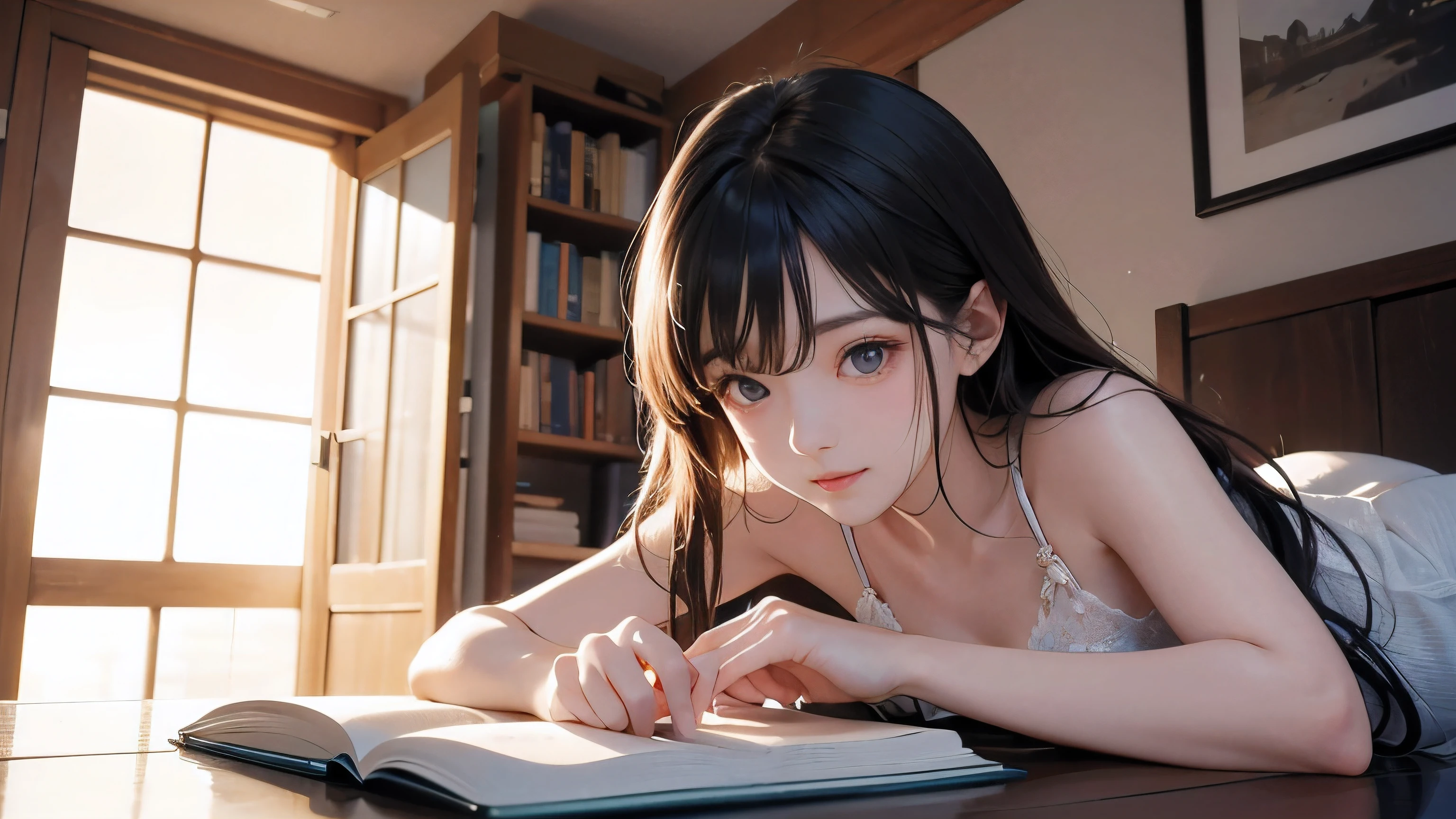 (detailed:1.3),full body,sitting,
<lora:kslw_iino-10:1>,kslw_iino,collarbone,black dress,
Ultra-detail,(highres:1.1),best quality,(masterpiece:1.3),cinematic lighting,