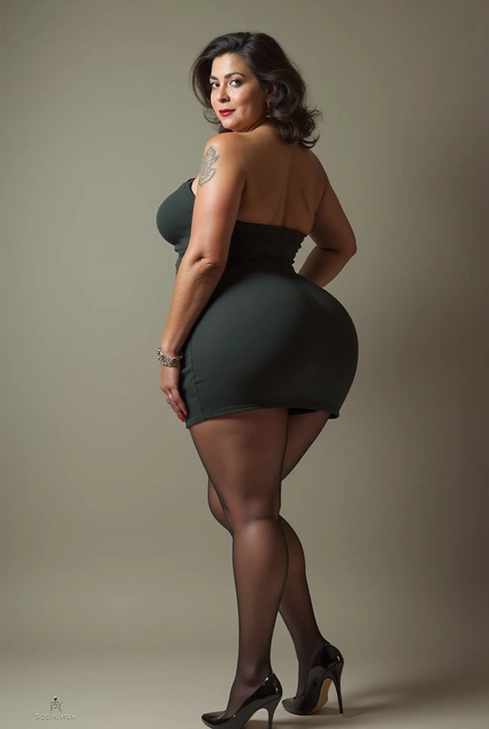 70-year-old Irish housekeeper, nude, cleaning a luxurious room, medium length wavy brunette hair, beautiful, BBW, voluptuous, large sagging breasts, big butt, lascivious maid's secret daily life, completely adult only, intense shadows, professional lighting.