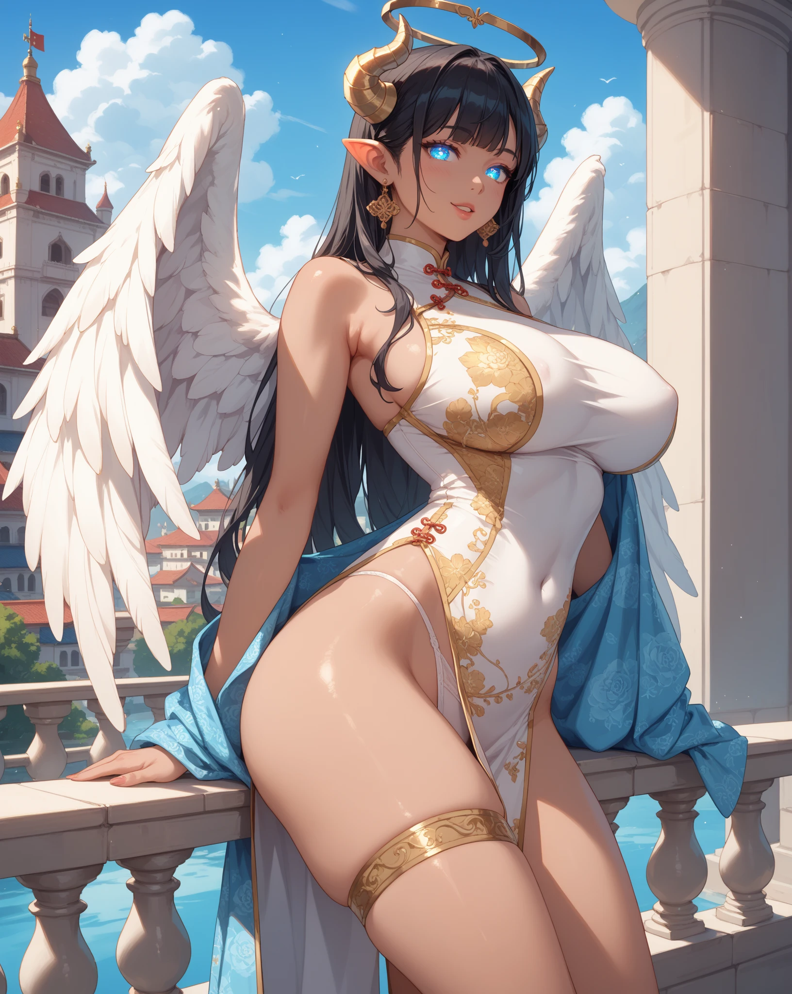 masterpiece, 最high quality, high quality, High resolution, high quality texture, high quality shadow, High Detail, Beautiful details, Detailed, Extremely detailed CG, Detailedテクスチャー, a Realistic representation of the face, Realistic, colorful , delicate, Cinematic Light, Side light, Lens flare, Ray Tracing,tailed beautiful delicate face, detailed beautiful delicate eyes,NSFW Cleopatra Egyptian Punk (((dark skin))) cameltoe erect nipples crotch grab spread legs, legs up hold own thighs lying ((((orgasm)))) open mouth (wet)