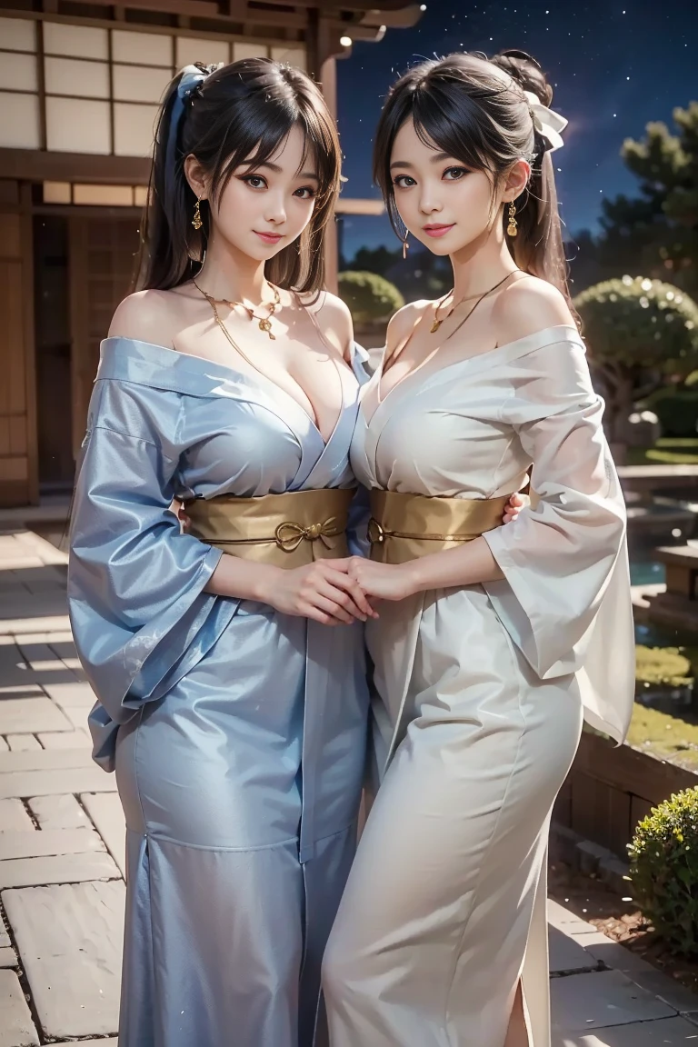 (8k、RAW Photos、top-quality、​masterpiece:1.2)、(realisitic、Photorealsitic:1.37)、1人、japanes、25-years old、femele、(deep in the night)、Moon Night、a room、cityscape visible from window、High-key lighting、Studio Lighting、face lights、photon maping、Radio City、(full bodyesbian)、Dark brown hair、详细的脸、Detailed lips、detailedeyes、More skin、二重まぶた、(huge-breasted:1.4)、(kimono、jpn)、(Kimono with Japanese pattern)、(Wearing a kimono)、(no brassiere)、(no panty)、Exposed cleavage、exposed shoulder、Thigh exposure、seminude、(cammel toe)、perfectbody、shinny skin、to stand、(dynamicposes)、Fulll body Shot、Make eye contact with the camera