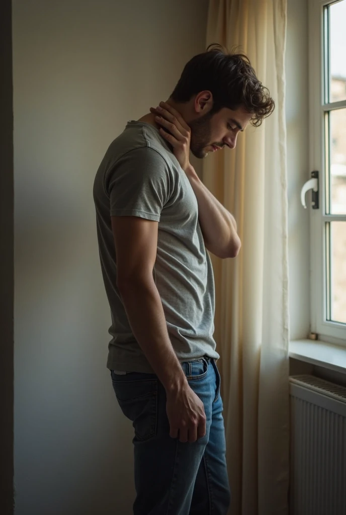 Man masturbating