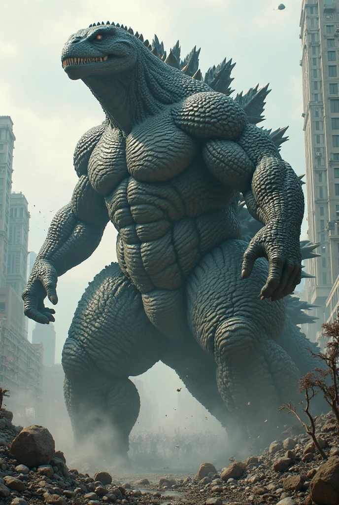 detailed background, godzilla, male anthro godzilla, GodzillaXP (black body, black skin), paws, nipples (((muscular, big pecs, big arms, big spikes, buff, big penis, big balls, flaccid), (((stone wall, basement ruins)), furry, 8k hd, fine details, Wrinkly body, cinematic lighting, detailed background, kenket, breasts, perfect breasts, Perfect, chubby, perfect body, full body, dark toned genitalia, anatomically correct genitalia, red eyes, glowing eyes, empty eyes, close up view, hands behind head, seductive, sweating, front view, looking at viewer,
