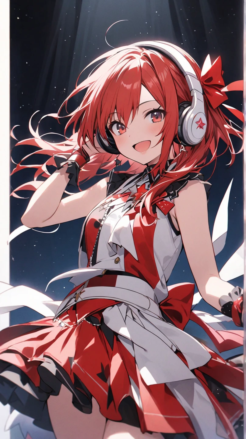 teens girl,White pajama technology,Red left eye,The right eye is blue,self-assured,sci-fy,brunette color hair,full bodyesbian,sci-fy,long whitr hair,Sideways,