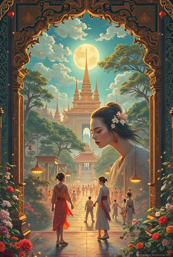bagan sunset view on the hill