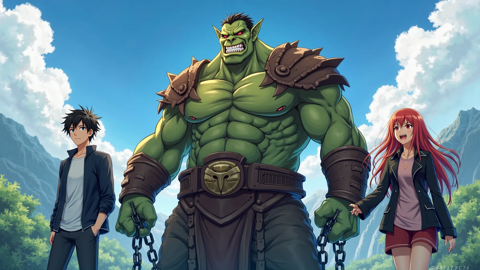 Before and after. A human male villager in front of a bonfire halfway transformed into an Orc via hypnotic tribal drums. Hyper muscles. Loin cloth. Big bulging crotch. Hyper crotch bulge. Hypnosis. Brainwashing. Brainwashed. Hypnotized. Growing tusks. Tribal orc warrior transformation. "Drums ... can't ... think. I ... Me ... Orc.... Lok'tar...." Growing muscles. thick brow ridge. Dumber and dumber. Brute. Human to orc.