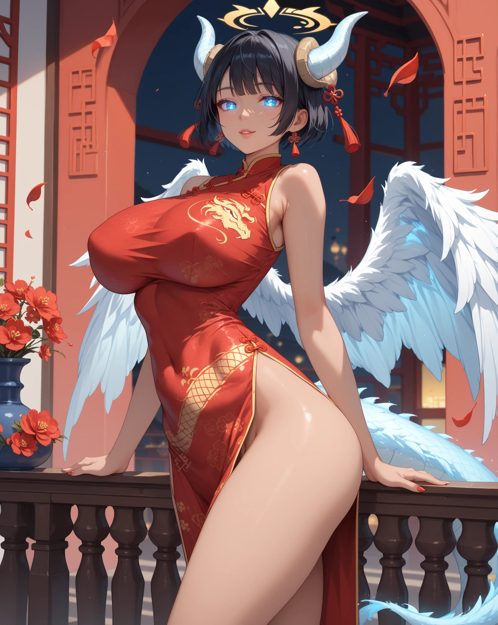 ((Masterpiece)),(Best Quality),(Super intricately detailed),(Highest resolution),(8K),(Clean lines),(Perfect Face,Perfect meat),(Official Art),Magical girl, Cute Costumes, , , Cowboy Shot, Short Hair:, BREAK , (huge breasts), Ni, Big white wings