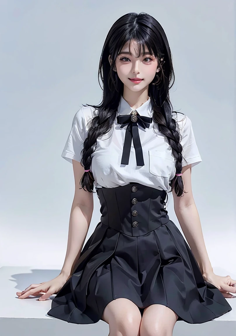 An Arad woman poses for a photo wearing a short skirt and high heels, Anime girl cosplay, Anime cosplay, A princess, Anime girl in real life, Sailor uniform, Sailor Moon style, tohsaka-rin, , elegant glamourous cosplay, cosplay, The character,