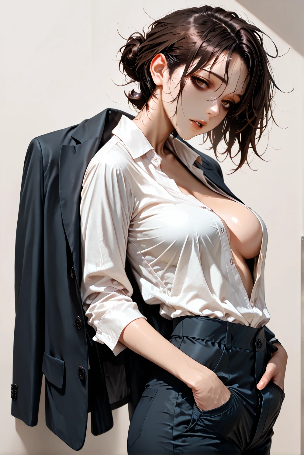 Transparent, Transparent clothing, medium breasts, transparent white shirt, Transparent, Transparent clothing, medium breasts, transparent white shirt, transparent , 