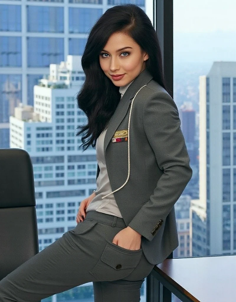 Nayanatara in office suit