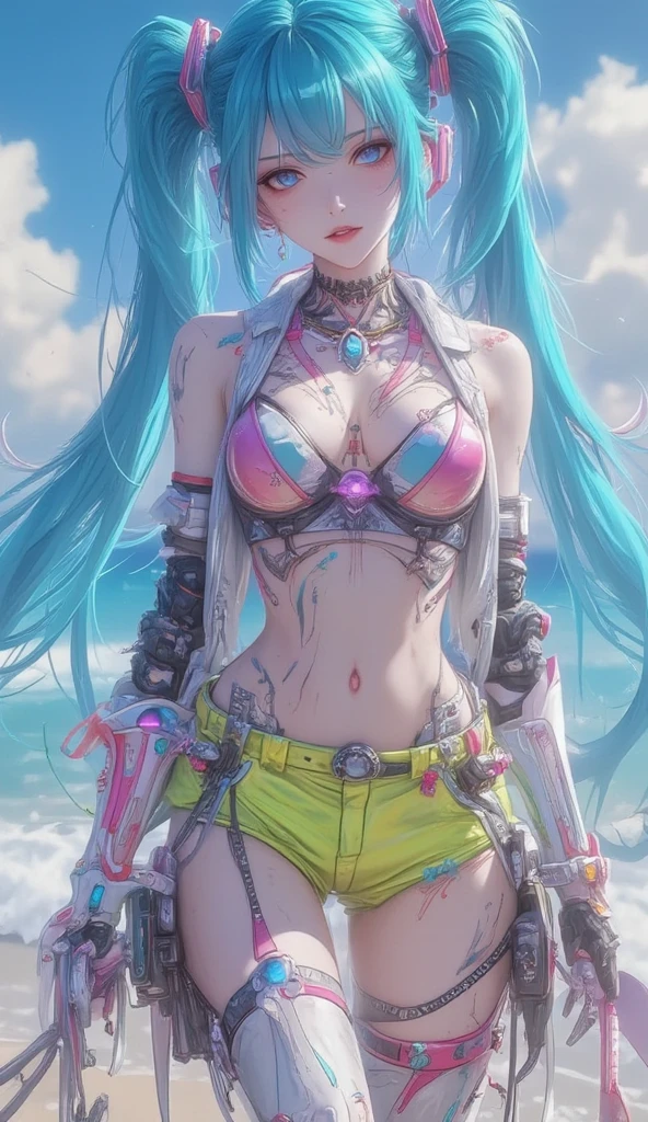 cute little ,(((little ,small tiny body,, chibi))),(((6 years old))),((little with extremely cute and beautiful aqua hair)),(baby face), (round face)
(((flat chest))),(((aqua hair:1.5,long hair,colored inner hair,ear breathing,))),(((heterochromia:1.5,eye1 aqua,eye2 pink))),intricate eyes,beautiful detailed eyes,symmetrical eyes,big eyes:1.5,(((lustrous skin:1.5,bright skin: 1.5,skin tanned,shiny skin,very shiny skin,shiny body,plastic glitter skin,exaggerated shiny skin,illuminated skin,wet legs))),(delicate detailed fingers,detailed body,human hands,(detailed face)),
cute,slutty,erotic,((nsfw)),
zettai ryouiki,(revealing clothing,show skin),((underboob)),(barefoot,),(((breast curtain,low rise mini skirt,high cut thong,))),((wet clothes,intricate outfit,intricate clothes)),
(dynamic pose:1.0),solo focus,embarrassed,(centered,scale to fit dimensions,Rule of thirds),
cyberpunk city by the ocean at night, with bright neon signs and dark stormy clouds and puddles, scenery:1.25,
artistic photography,(photography taken by sldr),highres, sharp focus, (ultra detailed, extremely detailed), (photorealistic artwork:1.37),(extremely detailed CG unity 8k wallpaper),((synthwave background theme)),(((vibrant colors))),(intricate background),(masterpiece),(best quality)