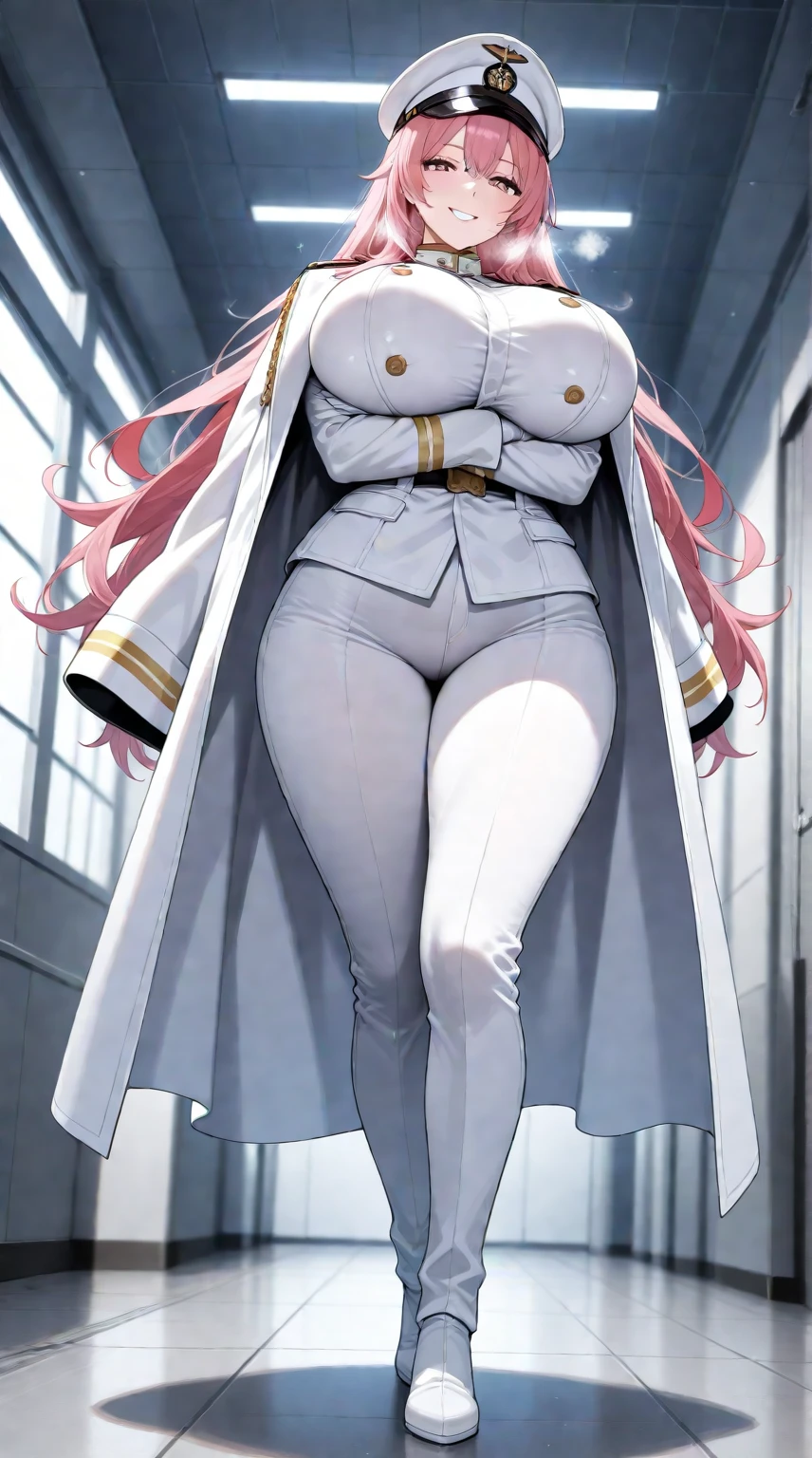 Zero Two, dress, sun halo, holy, smile, medium breast, priestess, full body, walking, divine aura, sun halo, solar halo, long skirt, porcelain skin, ethereal, graceful movement, flowing golden hair, radiant beauty, enchanting gaze, serene expression, soft sunlight, angelic presence, celestial atmosphere, mystical background, celestial light, glowing halo, gentle breeze, ethereal glow, captivating aura, divine radiance, natural beauty, sublime elegance, heavenly charm, peaceful countenance, harmonious surroundings, ethereal grace, mesmerizing presence, transcendent allure, magical serenity, serene and majestic, radiant happiness, heavenly enchantment, delicate features, elegant posture, celestial maiden, otherworldly presence, serene and ethereal, divine embodiment, celestial being, spiritual tranquility, mesmerizing beauty, ethereal goddess, radiant purity. Preparing SeaArt Bot Txt2Img Default 21:19:45, green eyes, white robe, large skirt, long skirt, longeyelashes, solid circle eyes, light smile, ear blush, fang, Surrealism, drop shadow, anaglyph, stereogram, tachi-e, pov, atmospheric perspective, 8k, super detail, ccurate, best quality, best quality, high quality, super detail, anatomically correct, retina, UHD, masterpiece, high details, award winning, highres, textured skin, ccurate, venus body,medieval clothing, dark atmosphere, ornate details, dim lighting, dramatic shadows, mysterious aura, intricate lace patterns, porcelain skin, bewitching gaze, elegant posture, majestic presence, flowing silhouette, gothic architecture, candlelit hauntingly beautiful, enchanting presence, ethereal ambiance, alluring expression, intense sensuality, exquisite jewelry, supernatural allure, captivating aura, sensual curves, full body, boots, happy, smile, boots, standing pose, black cape