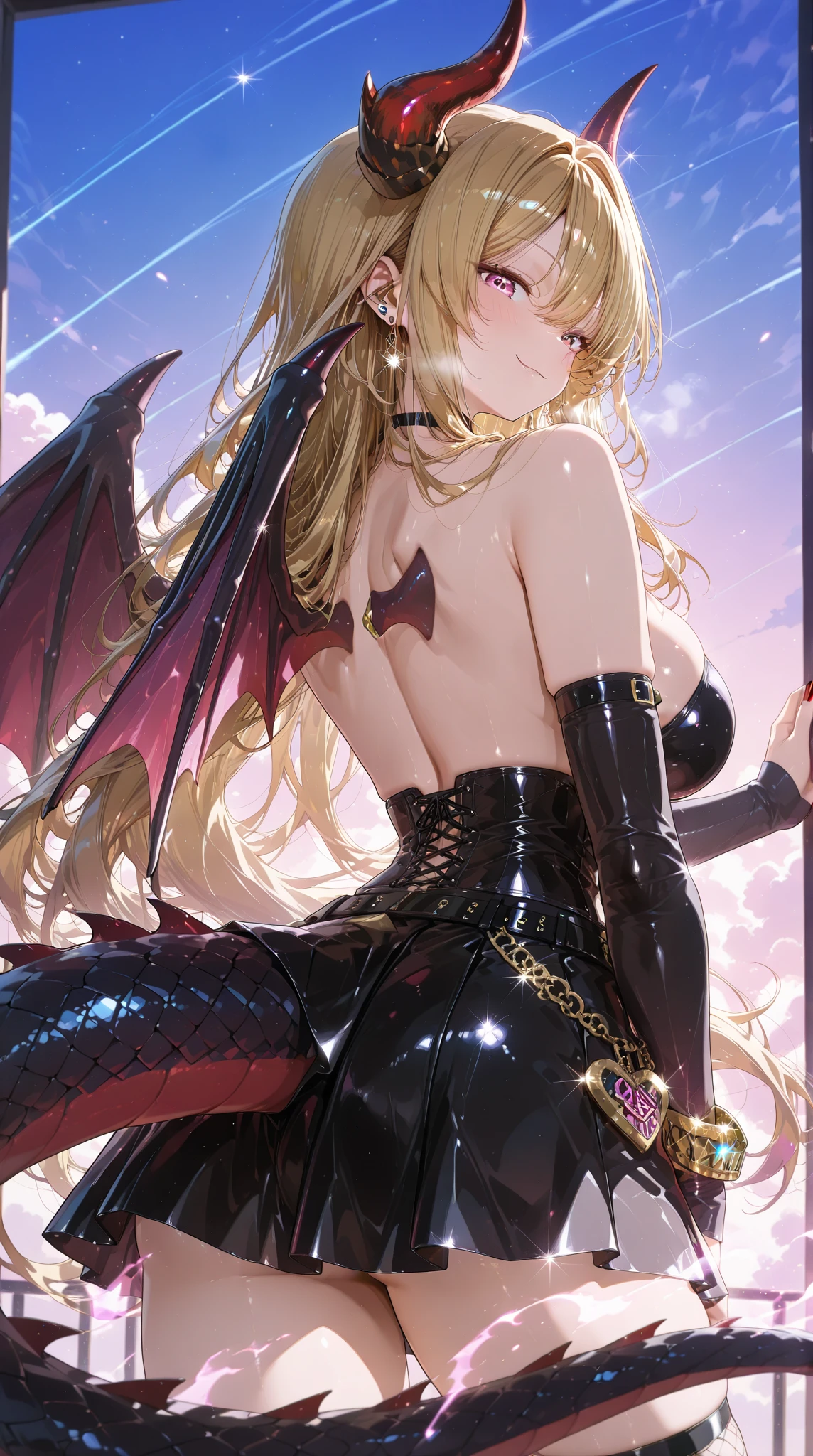 anime girl with sword and dragon in background, anime fantasy artwork, anime fantasy illustration, badass anime 8 k, anime art wallpaper 4 k, anime art wallpaper 4k, 2. 5 d cgi anime fantasy artwork, anime art wallpaper 8 k, detailed digital anime art, beautiful fantasy anime, anime epic artwork, 4k anime wallpaper, detailed anime artwork, sexy, sexy, big boobs, women, A queen is sitting on a throne in the underwater palace, anime style , dragon girl, amor dragon, blade dragon, dragon wings , (masterpiece, best quality, ultra-detailed, best shadow), (detailed background,dark fantasy), (beautiful detailed face), high contrast, (best illumination, an extremely delicate and beautiful), ((cinematic light)), colorful, hyper detail, dramatic light, intricate details, (1 girl, solo, sharp face, . Blonde hair,super long hair, thin bangs hime cut, long lashes,dynamic angle), blood splatter, swirling black light around the character, depth of field,black light particles,(broken glass),magic circle