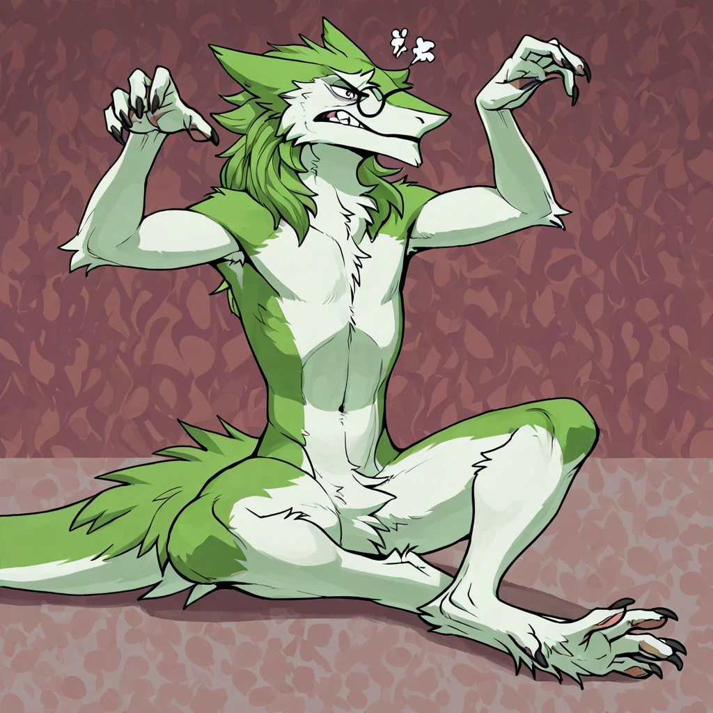 Furry male sergal vore belly feet inprints hand inprints