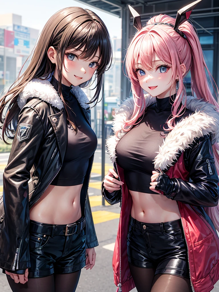 anime girl with pink hair, anime girl leaning on a black Toyota ae86 Trueno car in a parking lot, realistic anime 3 d style, style anime, anime style. 8k, anime style 4 k, style of alena aenami, realistic anime artstyle, anime styled 3d, anime realism style, anime vibes, clean detailed anime style, realistic anime art style, style of aenami alena, cyberpunk anime girl in bikini and hoodie, anime style 4 k, cyberpunk sexy bikini,