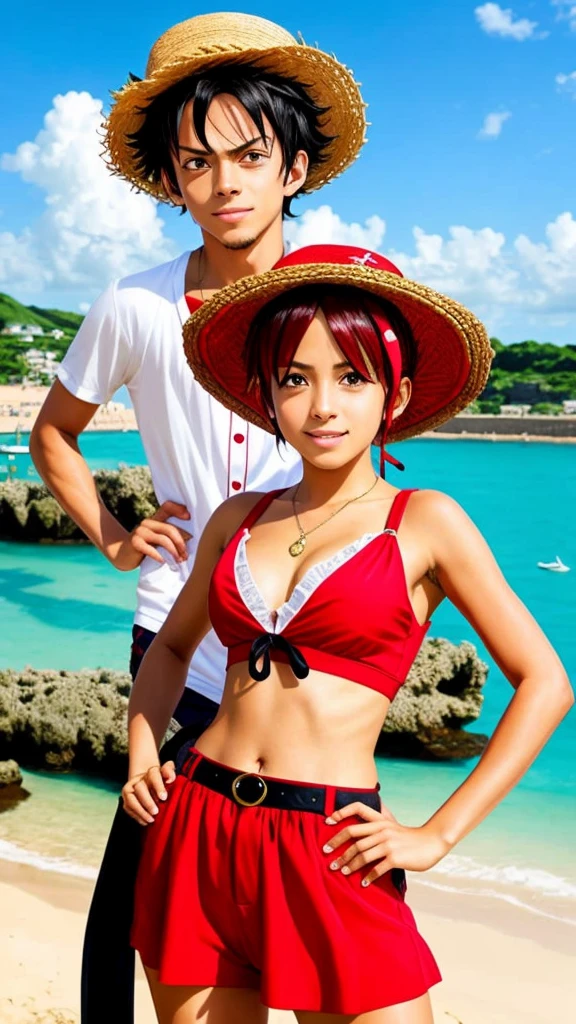 Luffy with nami