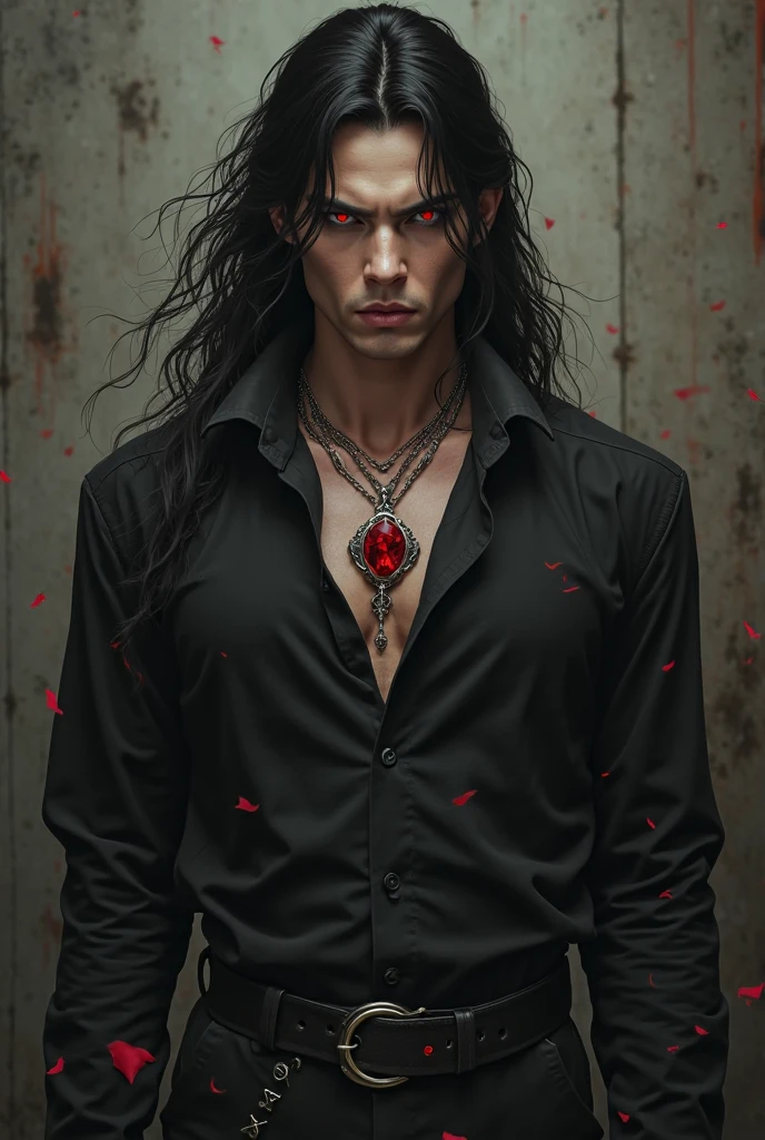 A sexy young male, with long black hair, teal blue eyes, long eyelashes, and delicate and pretty, handsome features. Dressed in all gothic clothes. (No facial or body hair) seductive, pretty. The overall look is very erotic. His skin is pale and white. (((Gothic style))) (((Halloween))) ((Best quality)), ((masterpiece)), 8k (detailed), ((perfect face)) ((fullbody)), perfect proportions. (((No facial hair))) ((no body hair)) (((young handsome boy))) (((red and black))) He's sexy. Male. Boy. Handsome. Smirking maliciously and looking down at the camera. ((((((((((((((((((((((FULLBODY)))))))))))))))))))))))))) sexy pose. Sexy. Sexy pose.
