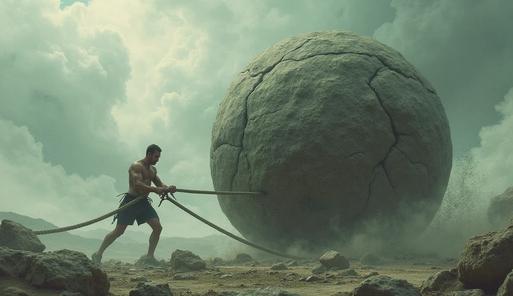 "Sisyphus not only defied Death, but also destabilized the cosmic balance, bringing upon himself the fury of the gods."