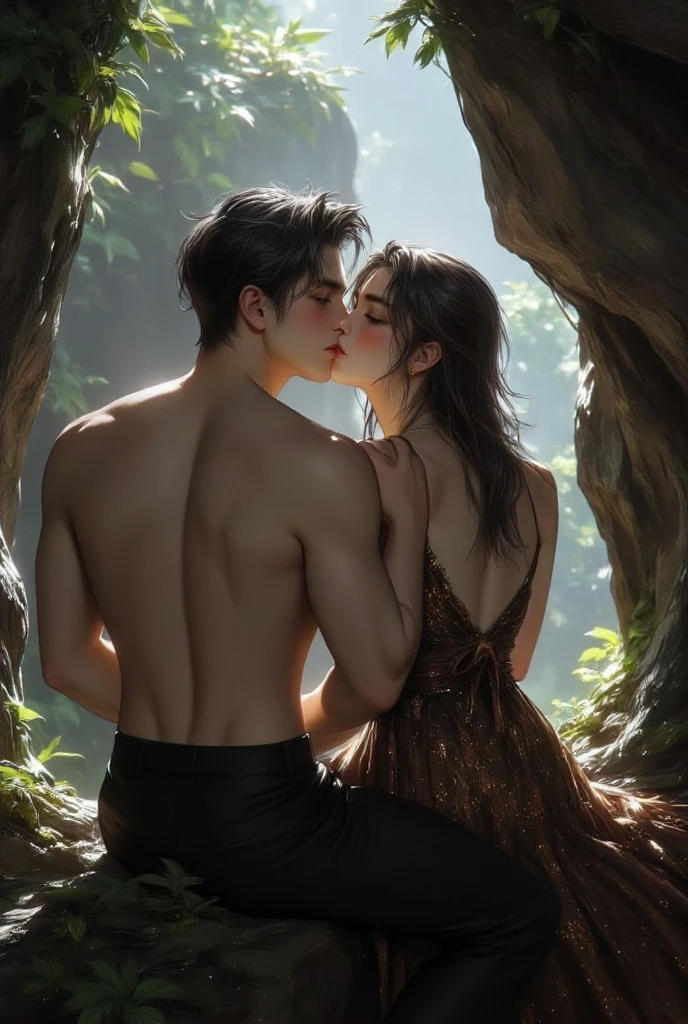 คู่รักอาราฟAsiaในป่าที่มีพื้นหลังหมอก, Naked body, Grab the cock, cute couple, คุณสมบัติAsia, Asia, สาวสวยAsia, มนุษย์Asia, Standing insertion of female genitalia, By Ren