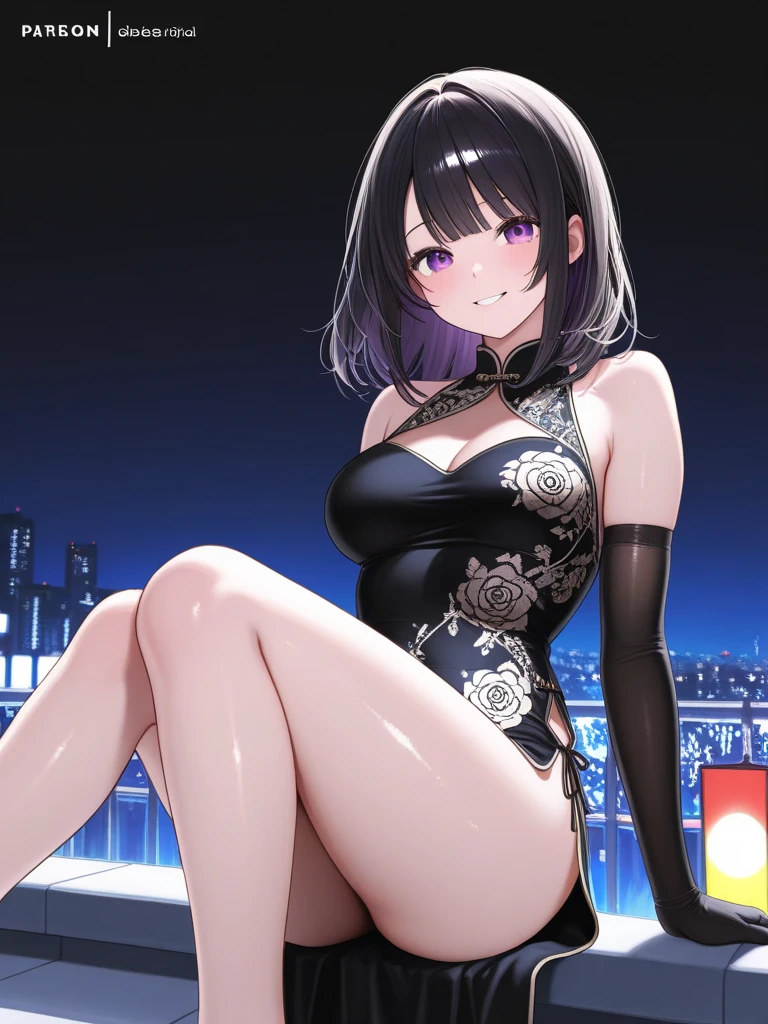 1girl, best quality, ultra detailed, full body, depth of field, luxury elegant sensual dress, large teardrop breasts, long wavy ponytail, late evening, park riverside