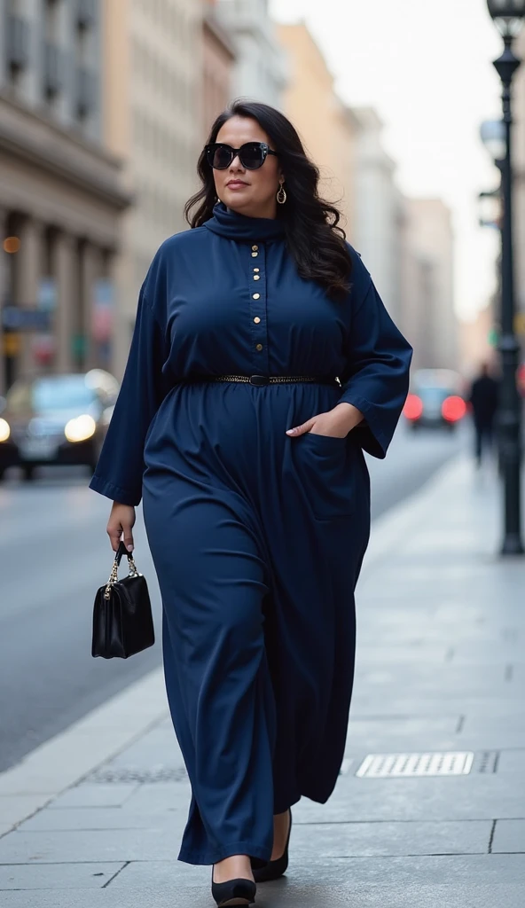 Arab women on the street japan , attractive body , Wearing a jumpsuit pajamas, Beautiful woman, in great detail ,wide hips, long legs, tall ,thick high, group, Full body on camera, Wearing a strap wedge