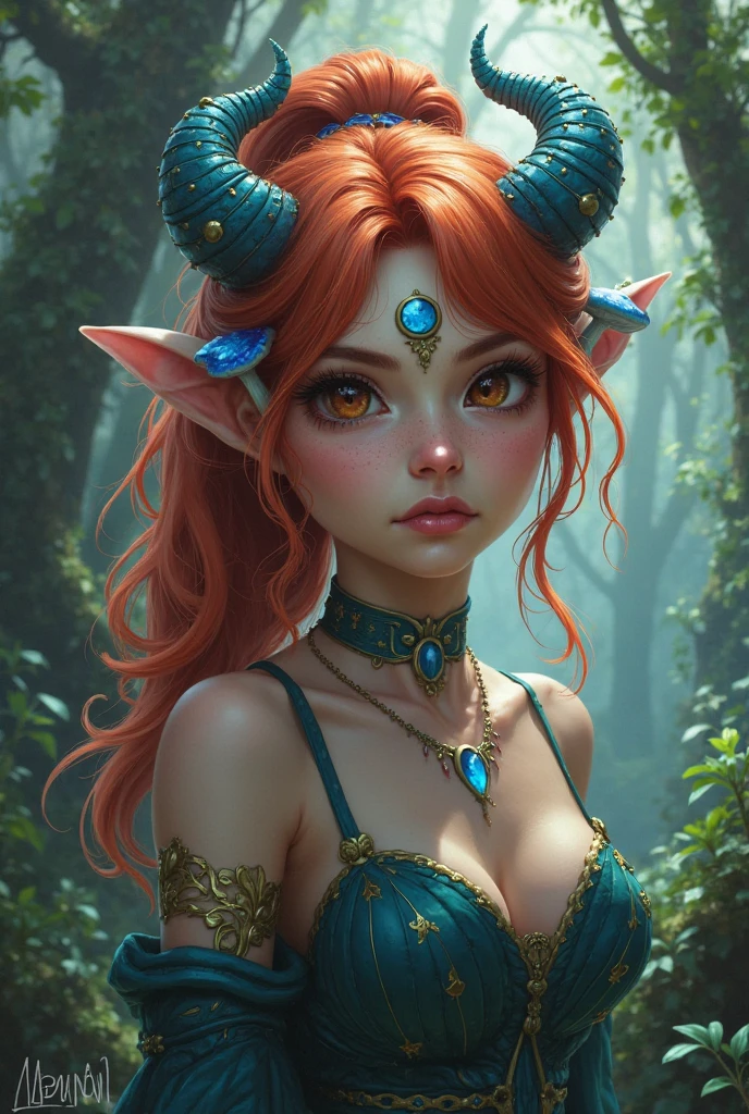 ((Need)), ((tmasterpiece)), (A detailed), Enchanting succubus, Sexy beauty, Perched in clouds, (fantasy illustrations:1.3), Seductive gaze, Charming seductive pose, tight top, wearing golden armour,otherworldly charm, Mysterious Sky, Strange fire clouds,the setting sun,moon full,Seductive pose,Chibi Ancient City,Large portrait building,Head facing right。