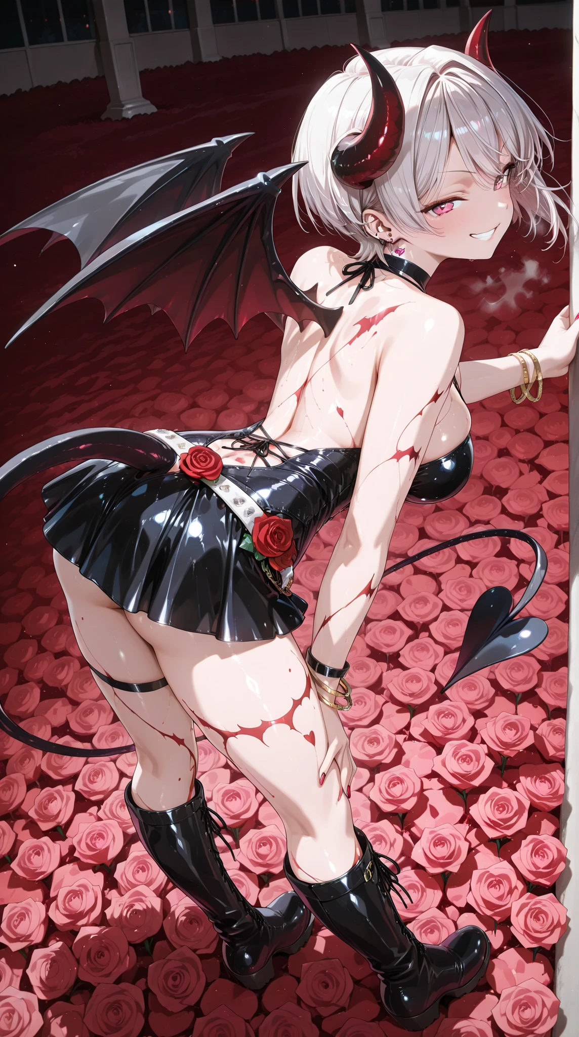 Zombie little girl，With vampire teeth，lie on the floor，exposed胯部，white transparent，凸起sexy的，There are on the street，Watch，Spread the joy of leg presses，Clothes are tattered，There are bite marks on the body，View from the side，pained expression，sexy的，Lordosis and kyphosis，Half-kneeling position，His whole body is covered with blood，crazy，Bite marks all over the body，Skin changes，Grow claws，The main character is biting another ，Grow fleshy wings，Grow a fleshy tail，youth，Junior High School Girl，open，Exaggerated expression，legs spread apart，exposed胯部，Wearing gymnastic clothing，exposed，yandere，Blood-colored clothes，lean down，forward and backward，sexy，charming，Scene，best quality，dark background，loli，Gothic，Have vampire blood，Grow vampire wings，Grow a vampire tail，Sharp teeth,exposed最里面的裤子，Someone pinched my tail.，exposed了舒爽的表情，Blushed，cute，Small，on hotel bed，The body is tied up with ropes，The body lies on the bed，Support your body with your hands，Kneel on the bed with your legs，Look at her from behind，The body is full of milky white liquid，Bleeding from under my ass，Use your hands to touch the middle part of your lower body
