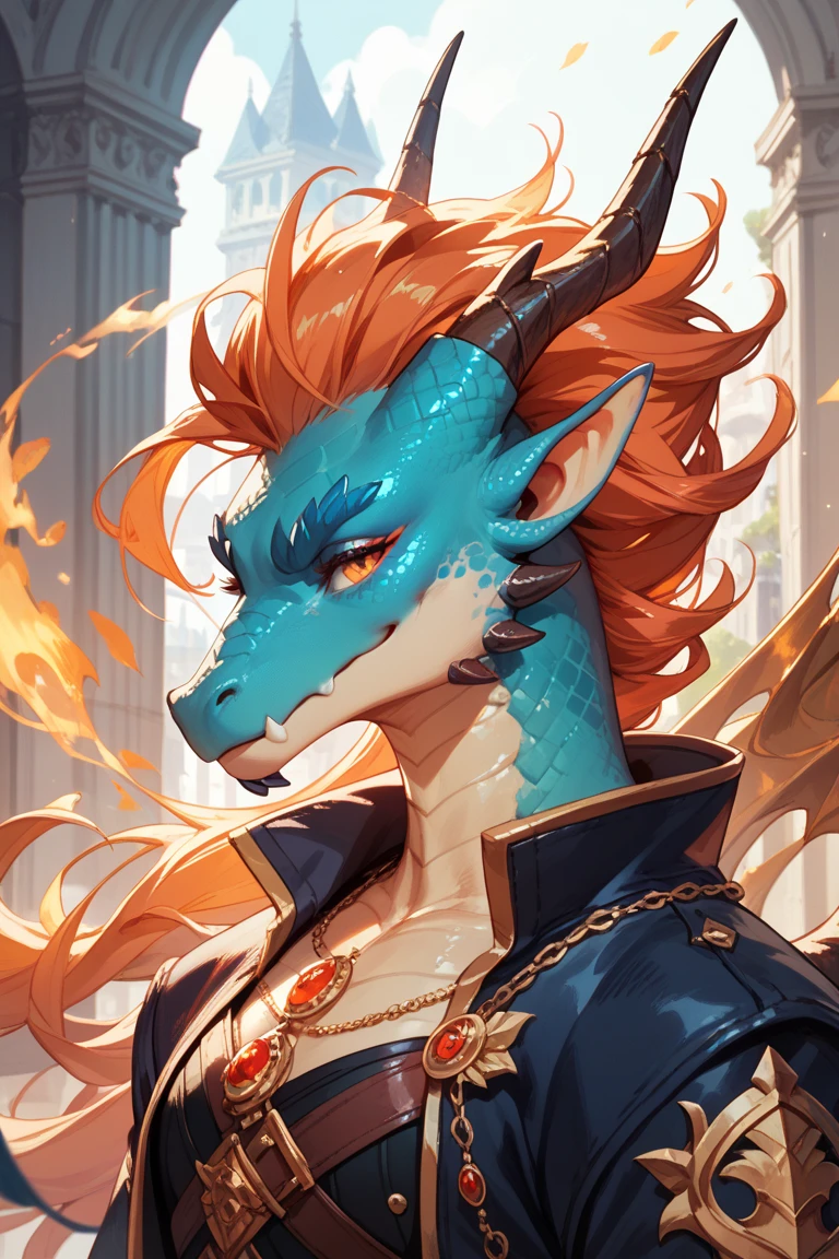 holyquality, artistic, a (dragon-headed:1.0) anthro woman grasping the bars of her jail cell, her hair is on fire with flames erupting from her face, she is (snarling:0.7) and (baring her fangs:0.7), she has (membranous wings:1.1) spread out, skin details, wearing a leather jacket with silver spikes, wild dirty blond hair, chromatic aberration, depth of field, soft lighting, masterpiece, best quality, intricate, tone mapped, highly detailed, artstation, concept art, smooth, sharp focus, dramatic lighting, highly detailed artwork, cinematic, hyper realistic painting, trending on Artstation, 8K, incredible shadows, realistic, (highly detailed background:1.0)