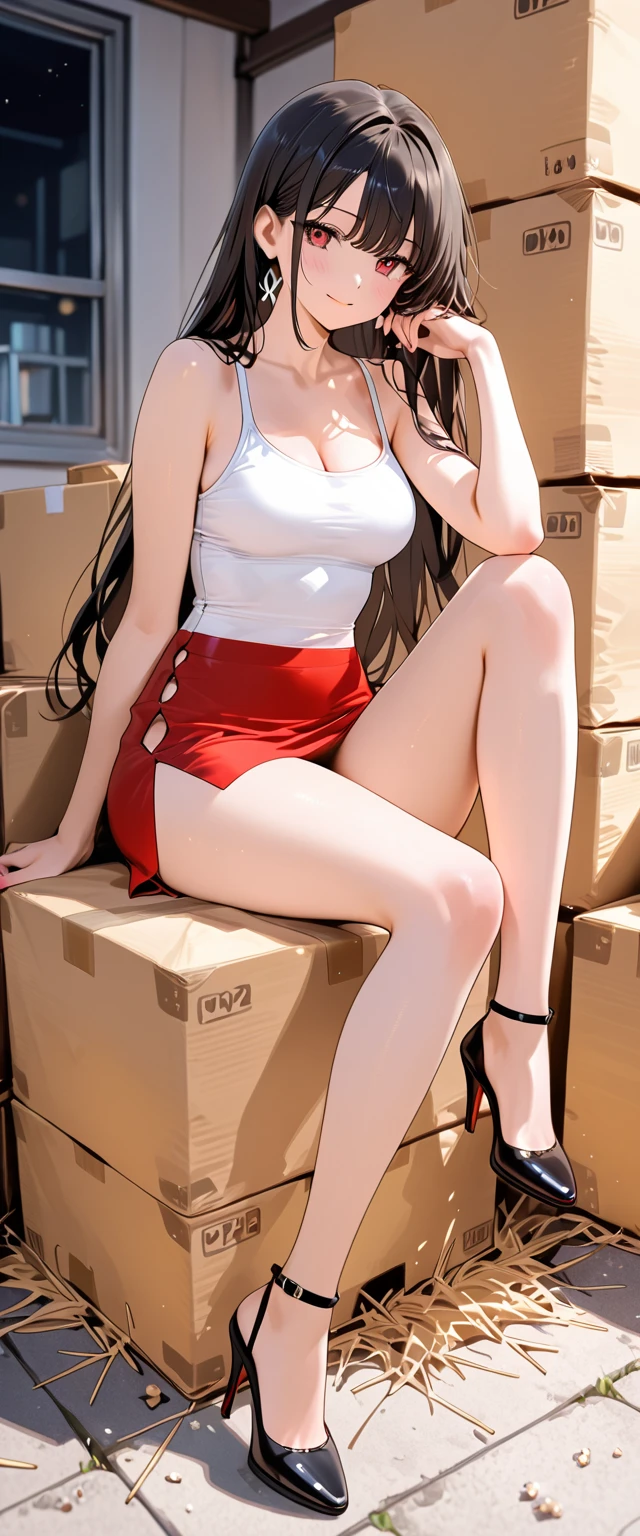 There was a young girl lying on the ground，Spread your thighs，Grab your chest with both hands，full blush，put out the tongue，saliva，fishnet stockings，dual horsetail，18-year-old girl，high  heels，A big-breasted，big breasts thin waist，Fat buttocks，rolling her eyes，no underwear on --auto