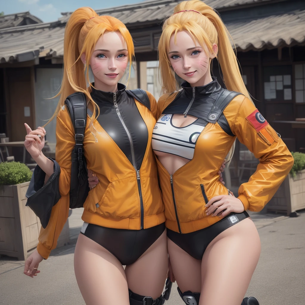 Realistic sweating, full body, sexy school uniform, very sexy beautiful face., I saw pink nipples., Very obscene, Stylish long blonde hairstyle, Ultra HD 8K, Exaggerated nipple details, Revealing vagina, beautifull colour maximalist