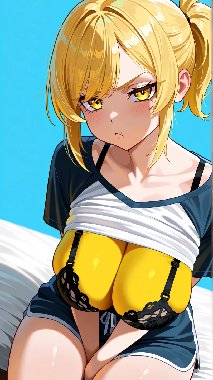 (nsfw),(The photo was taken on a white transparent background:2). 集中しているgirl, drawn with very thick lines. (put your hands on your knees:2), (ponytail:1.9), she is facing the camera. (huge slut breasts:2), she looks so sexy. focused only on her body. (whole body),
(she is wearing a tight see-through shirt:1.9), I can clearly see her profile, The photo focused only on her face. (she is wearing panties:1.7), reveal her curves.
she has very wide hips, she is doing great, undeniable beauty. (she is exposed to porn:2). (she has big breasts:2).
her face is very sharply drawn, Place all elements in the right place. (she has thin eyebrows:1.2). (she has perky lips:1.3). (she is smiling:1.5).
her clothes are very tight, そしてshe has big breasts, huge breasts, be familiar with, and it's so big.
(she has ginger hair:1.7), (she has straight hair:2), or ginger hair.
her hands are perfect. The shadows in the photo have become softer. girl's illuminated perfectly. The rest of the photo has a very be familiar with background. This creates a sense of joy and intrigue. All the colors are bright and I'm satisfied just looking at them.. very realistic face, and she's very be familiar with as well. she is attractive to look at. The overall atmosphere of the photo, nice and charming. girl, center of attention in the photo, And its beauty cannot be denied. Beautiful settings and dramatic colors create a sense of hypnosis and excitement. This photo is、Shows the perfect example of professional film photography。. well lit, well-proportioned, and the theme looks really great. It is sure to attract everyone's attention. You can put decorations on her hair..