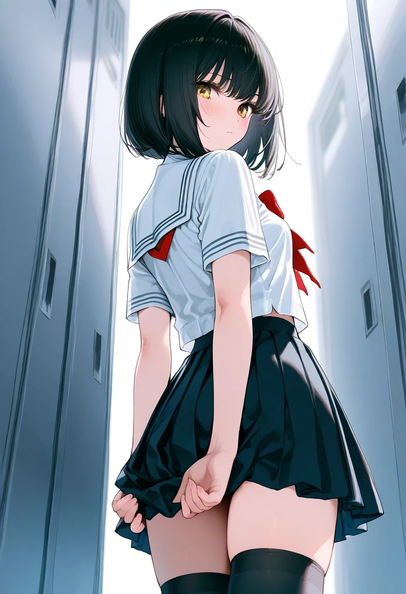 absurdres, RAW photo, extremely delicate and beautiful, masterpiece, Best Quality, ultra high resolution, 32k, hyperrealistic, ultra-detailed, Very detailed CG 8k wallpaper, Beautiful Lighting, Perfect Lightning, Realistic Shadows, perfect anatomy, super Detailed skin, Japanese woman, late 20s, very Slim body, narrow waist, very small head, handsome detailed woman, very detailed eyes and face, realistic face proportions, Stunning detailed eyes, Realistic beautiful face, very small face, Realistic small beautiful eyes, tearful mole, earring, beautiful and very thin legs, beautiful and very thin thighs, very huge round breasts, medium hair, black hair, full body shot, (volleyball uniform:1.2), (shorts),