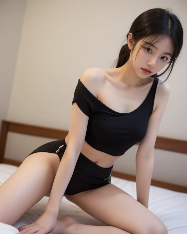 (8k、超High resolution、masterpiece、Anatomically correct、Textured skin、High resolution、Highest quality、High resolution、Professional Lighting、)Anatomically correct,Beautiful details, Highest quality, (masterpiece:1.4), High resolution, Very detailed, Beautiful details girl, (Realistic:1.4), High resolution RAW color photos, Professional photos, Very detailed eyes and face, Natural light, Crying face, Shiny skin, Tight waist, Small Ass, Thin legs,With legs spread、Beautiful Face、Completely naked、No clothes、skin of white color、Beautiful girl、Pink nipples、Beautiful pussy、Lying in bed、Open your mouth、Crying face、Push out your hips、Spread your legs、Sleep on your back、Put your hands on your crotch、Armpits are visible、barefoot、Open your legs、Bend your knees、Peeing、Yellow water flows from the crotch、Sweaty