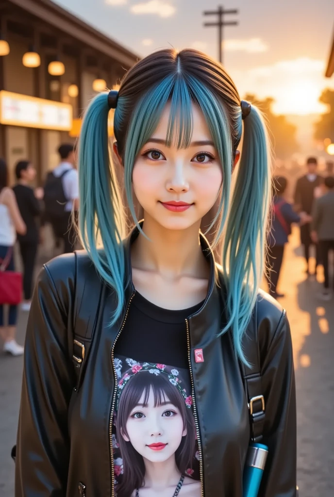 Beautiful breasts、drunken eyes、miku hatsune、plein air