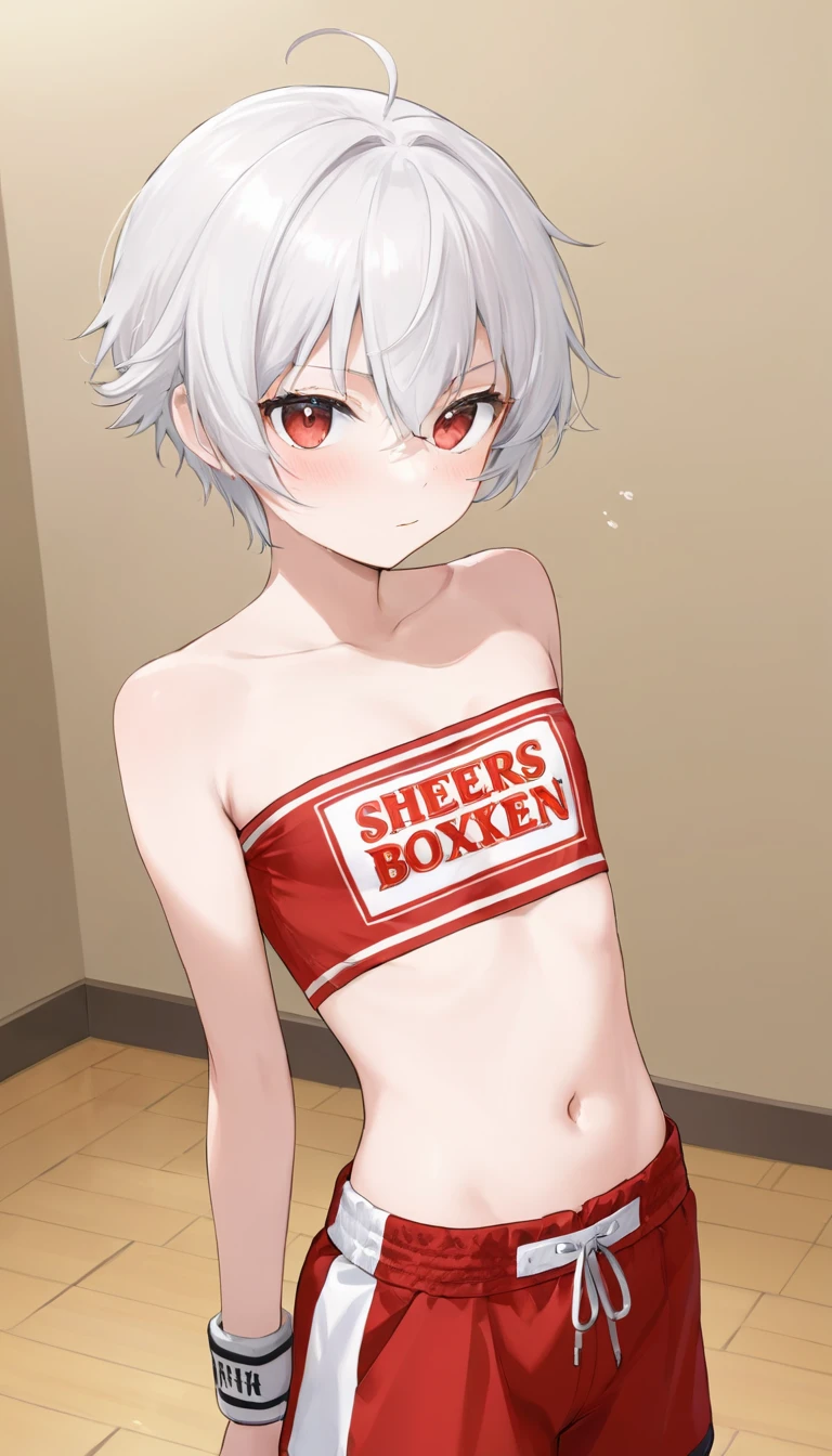 16k works,Highest quality,18-year-old,No background.White background only,whole body、Kneel,Dynamic and sexy pose, One person, beautiful顔,, Symmetrical eyes, Perfect body, Good balance、 Perfect body、Very short hair, beautiful, lover, Rough chest T-shirt, beautiful Soldier, Eyes that beckon the viewer, loverの視点, Attractive expression, Sexy smile, Perfect Style, Perfect balance, Detailed skin, Mischievous Gaze, I can see your chest