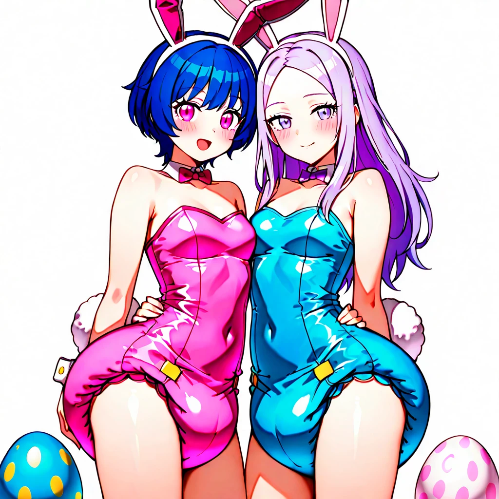 purple hair, rose eyes, short hair, naked, white background, smoll stature, chibi, flat cheast, flat tits, show pussy, naked, unclothed. medium thighs, bandaged legs, small breasts, pink areola, 1 girl, one girl, small stomach, curvy waist, round butt, small belly, clear skin, smoll body, 1 girl, cute girl, smoll tits, curvy waist, good butt, one girl, 1 girl, naked, 1 girl