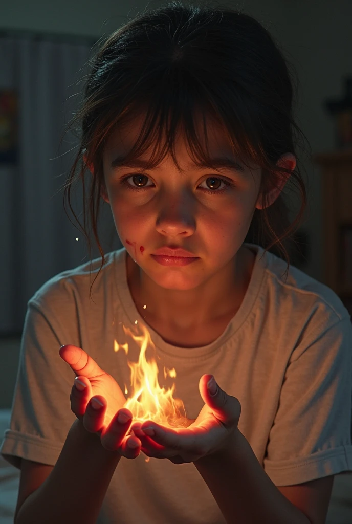 Menina loira de 10 anos, Russian child BLONDE , fechar para cima, retrato, com longos cabelos loiros, em um CISNE NEGRO, The flames are burning in a circle shape, a, NUCLEAR QUIMICAL NUCLEAR, green smoke, SMOKE GREEN SMOKE.